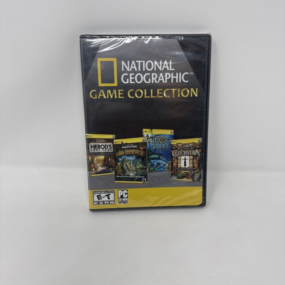 National Geographic BRAND NEW Game Collection 4 Games PC-CD Computer 2010